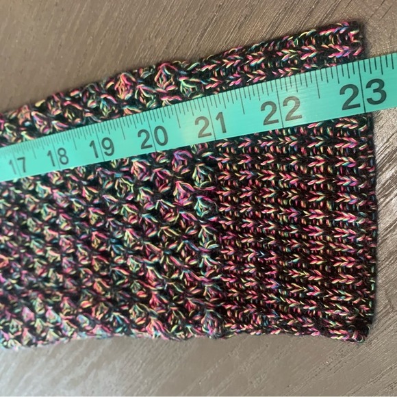 Grunge Sleaze Allen Schwartz Raglan Marled Large Sweater Zipper accent back - Picture 9 of 14